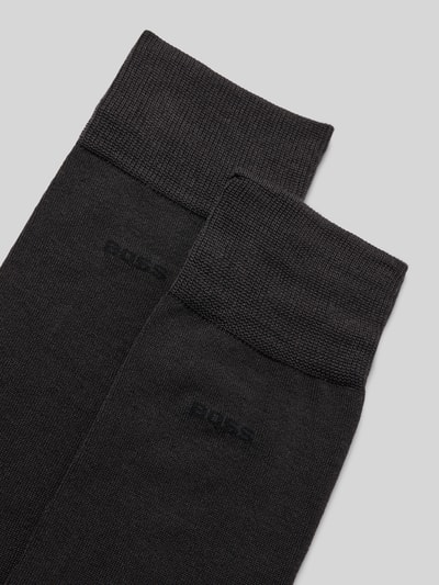 BOSS Gürtel aus Leder Anthrazit 2