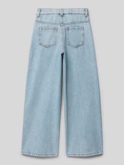 Tom Tailor Wide Leg Jeans aus reiner Baumwolle Hellblau 3