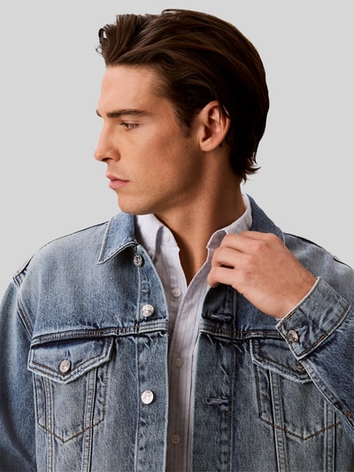 Calvin Klein Jeans regular fit jeansjack van puur katoen Jeansblauw - 3