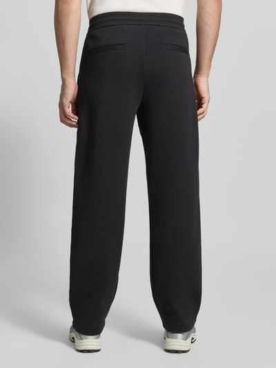 Emporio Armani Regular Fit Sweathose mit Label-Details Black 5