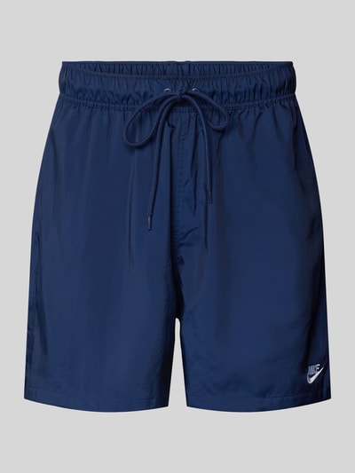 Nike Sweatshorts met labelstitching Marineblauw - 2