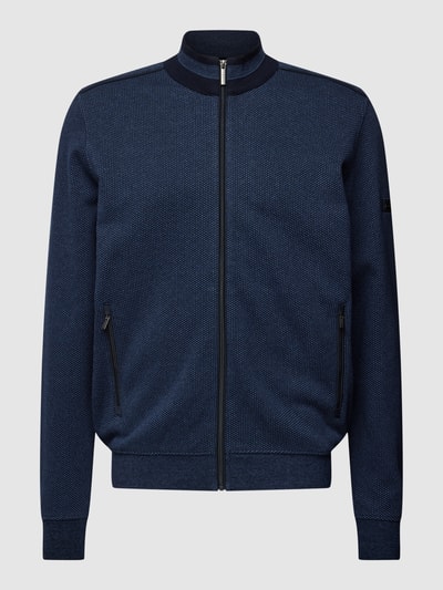 bugatti Sweatjacke mit Stehkragen und Reißverschlusstaschen Marine 2