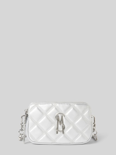 Steve Madden Handtasche mit Steppnähten Modell 'MARVIS' Silber 2