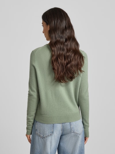 Christian Berg Woman Kurtka z dzianiny z kaszmiru z okrągłym dekoltem Trzcinowy 5