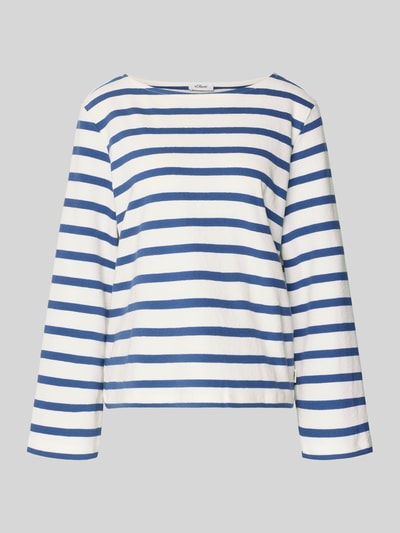 s.Oliver RED LABEL relaxed fit sweatshirt van puur katoen Lichtblauw - 2