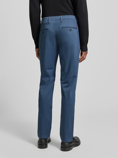 Tommy Hilfiger Regular fit chino van katoenmix, model 'DENTON' Petrol - 5
