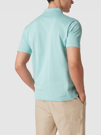 Lacoste Classic fit poloshirt met labelapplicatie Mintgroen - 5