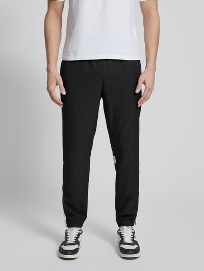 Lacoste Sport Regular Fit Trainingsanzug mit Kontraststreifen Black 6
