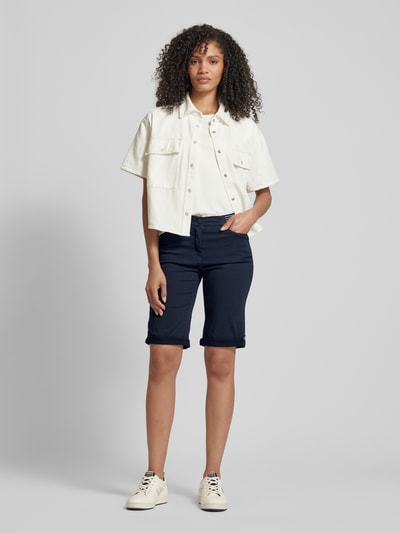 Toni Dress Bermudy o kroju regular fit z elastycznym pasem model ‘SUE’ Granatowy 1