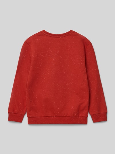 Name It Bluza z nadrukiem z motywem i napisem model ‘FABIAN’ Ciemnoczerwony 3
