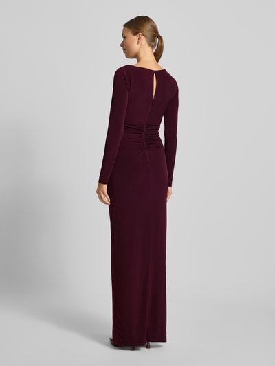 Lipsy Avondjurk met plooien Donkerrood - 5