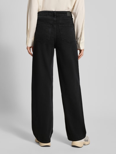 Marc O'Polo Denim Wide leg jeans van katoenmix, model TOMMA' Zwart - 5