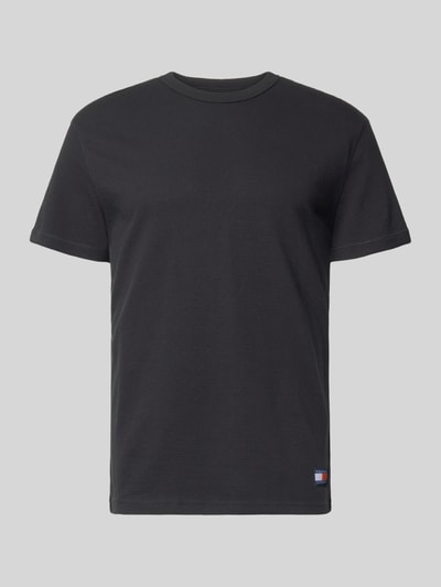 Tommy Jeans Regular Fit T-Shirt aus Baumwoll-Mix Black 2