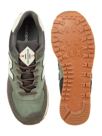 New Balance Sneaker aus Leder Oliv 4