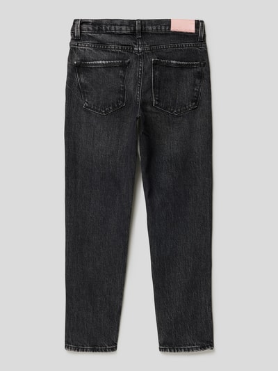 Only Mom fit jeans in 5-pocketmodel, model 'KOGWISER' Zwart - 3