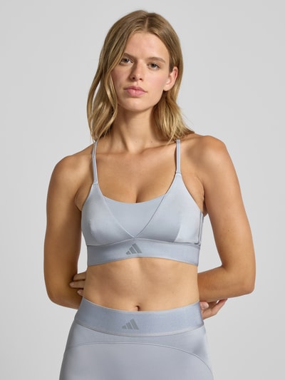 adidas Sportswear Bralette met elastische band met logo Zilver - 3