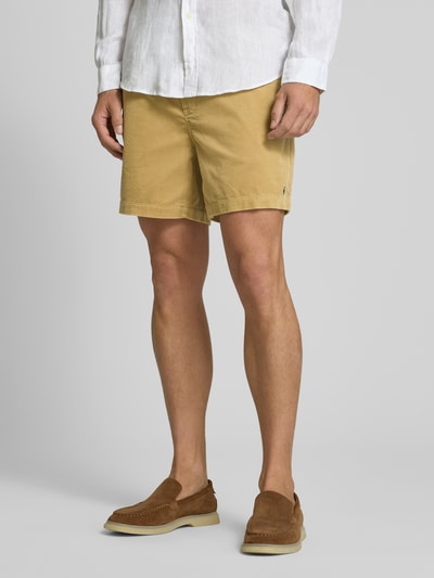 Polo Ralph Lauren Szorty o kroju classic fit z elastycznym pasem Beżowy 4