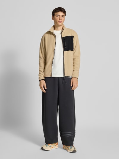 Blend Sweatjack met opstaande kraag Beige - 1