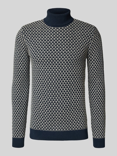 Blend Gebreide coltrui Donkerblauw - 2