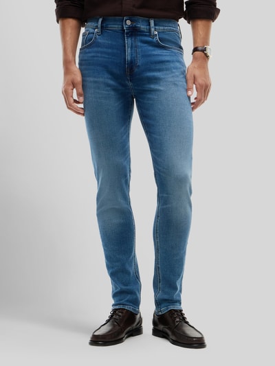 Tommy Hilfiger Slim Fit jeans met logopatch Jeansblauw - 4
