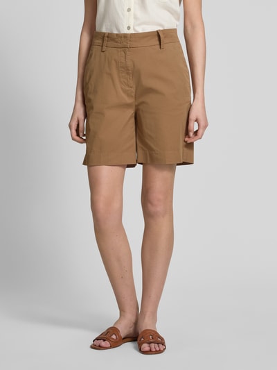 Marc O'Polo Slim Fit Shorts aus Twill  Camel 4