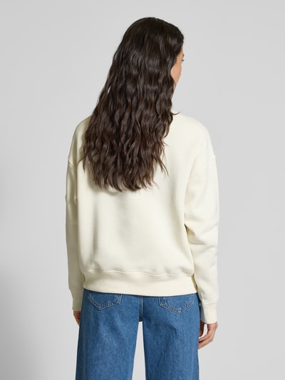 Polo Ralph Lauren Oversized Sweatshirt mit Label-Stitching Offwhite 5