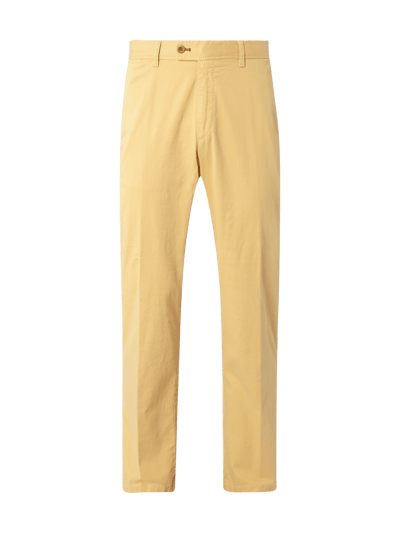 Brax Regular Fit Chino mit Kapok-Anteil Gelb 1