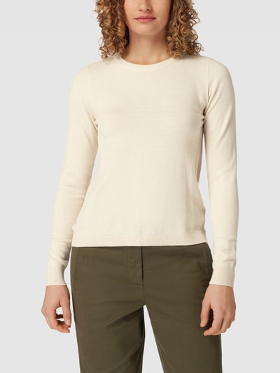 Object Shirt met lange mouwen en ronde hals, model 'THESS' Offwhite - 4