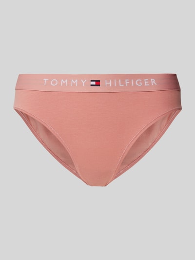 Tommy Hilfiger Slip in unifarbenem Design mit elastischem Bund Altrosa 1