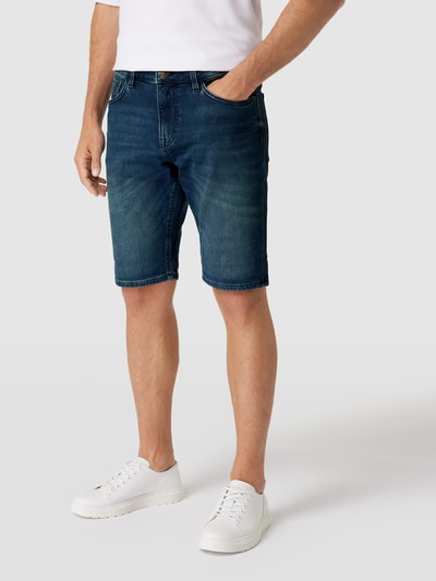 Tom Tailor Jeansshorts met labelpatch Blauw - 4