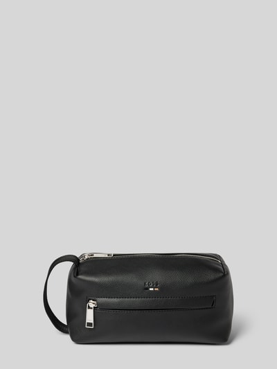 BOSS Kulturtasche mit Label-Detail Modell 'Ray' Black 1