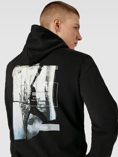 G-Star Raw Hoodie mit Label-Print Black 3