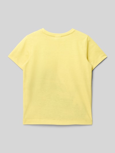s.Oliver RED LABEL Regular Fit T-Shirt mit Motiv-Print Senf 3