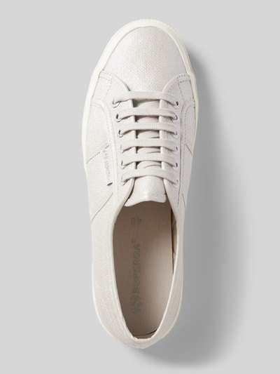 Superga Sneaker mit Label-Detail Silber 3