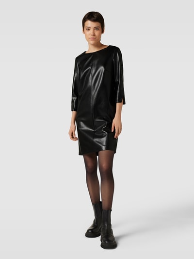 COMMA Minikleid in Leder-Optik Black 1