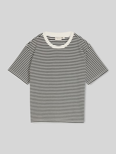 Tom Tailor Denim Boxy fit T-shirt van puur katoen Zwart - 2