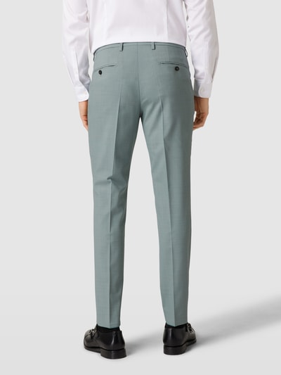 Pierre Cardin Regular fit pantalon met structuurmotief, model 'Ryan' Lindegroen - 5