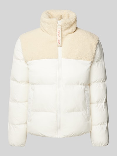 Calvin Klein Jeans Steppjacke mit Logo-Detail Offwhite 1