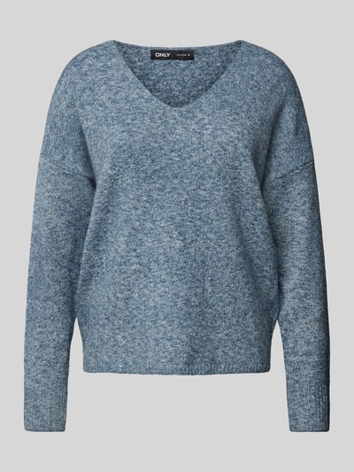 Only Pullover mit V-Ausschnitt Modell 'RICA' Marine 2