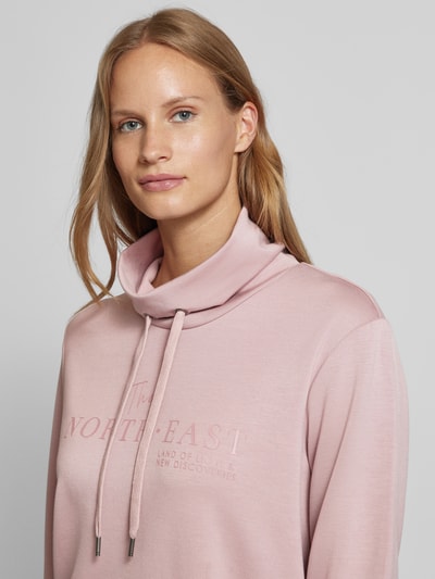 Soyaconcept Sweatshirt met opstaande kraag, model 'Banu' Rosé - 3