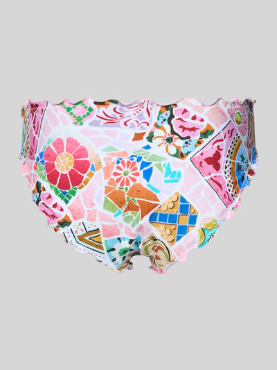 Produktfoto, bunte Damen Hipster aus Material-Mix mit Stretch, Allover-Look, BEACH BOHÈME von Seafolly, florale und geometrische Muster.