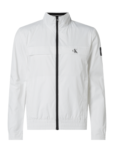 Calvin Klein Jeans Blouson mit Sehkragen Weiss 1