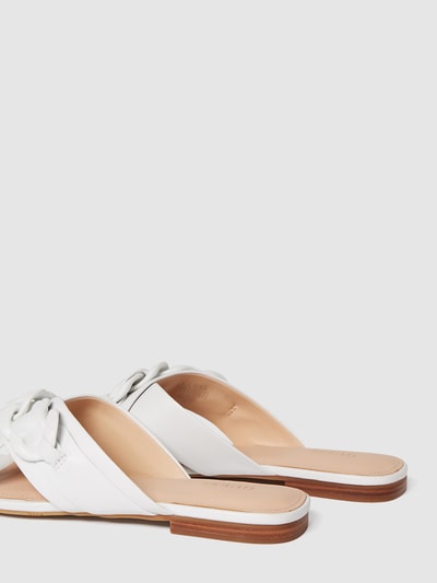 Guess Pantoletten mit Label-Applikation Weiß 3