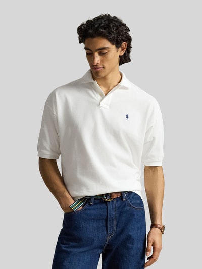 Polo Ralph Lauren Koszulka polo z czystej bawełny o kroju loose fit Biały 4