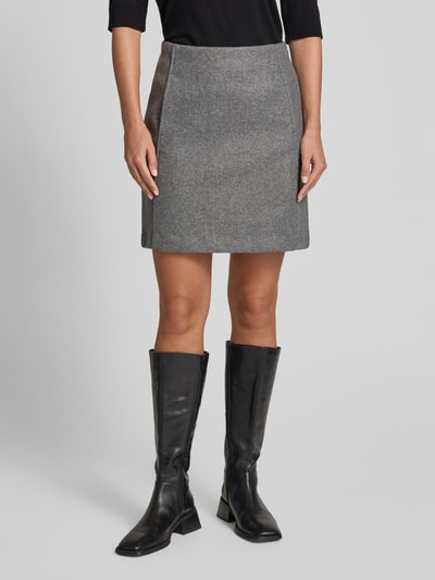 Vero Moda Minirok met steekzakken opzij, model 'FORTUNEALLISON' Middengrijs - 4