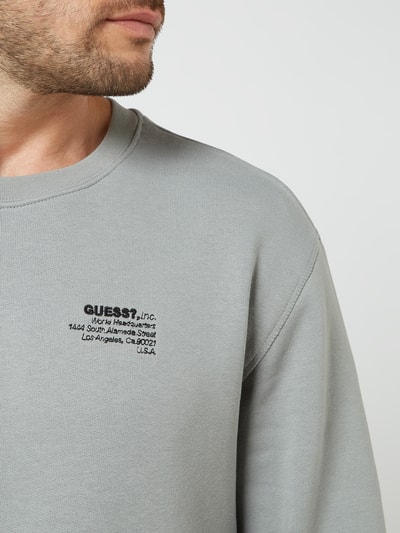 Guess Sweatshirt mit Logo-Stickerei  Schilf 3