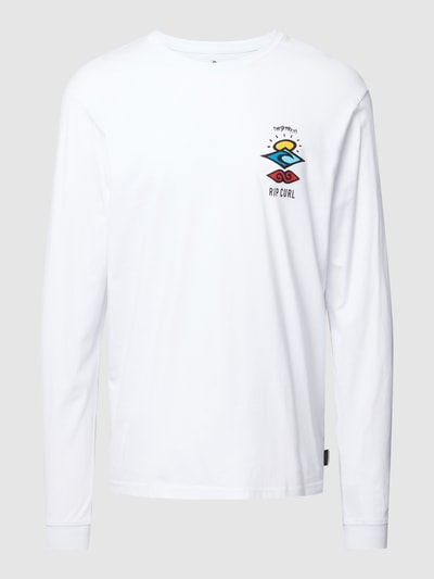 Rip Curl Longsleeve mit Rundhalsausschnitt Modell 'SEARCH ICON' Weiss 2