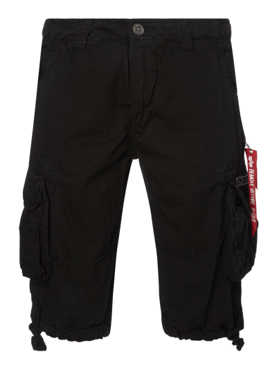 Alpha Industries 'JET SHORT' mit Tunnelzügen  Black 1