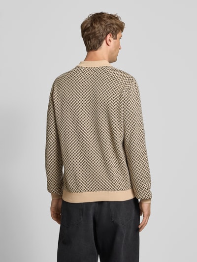 Blend Gebreide pullover met polokraag, model 'BAO POLO KNIT' Offwhite - 5