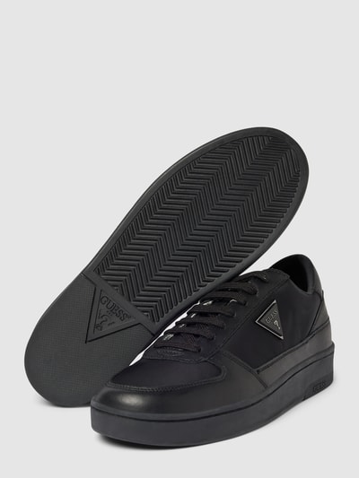Guess Sneakersy z detalem z logo model ‘SILEA’ Czarny 4